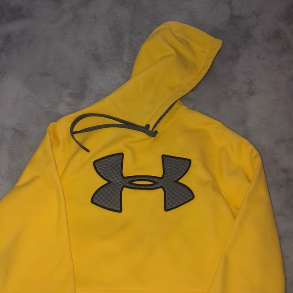 under armour yellow hoodie